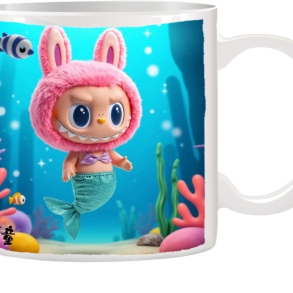 Cute Mermaid Bunny Mug